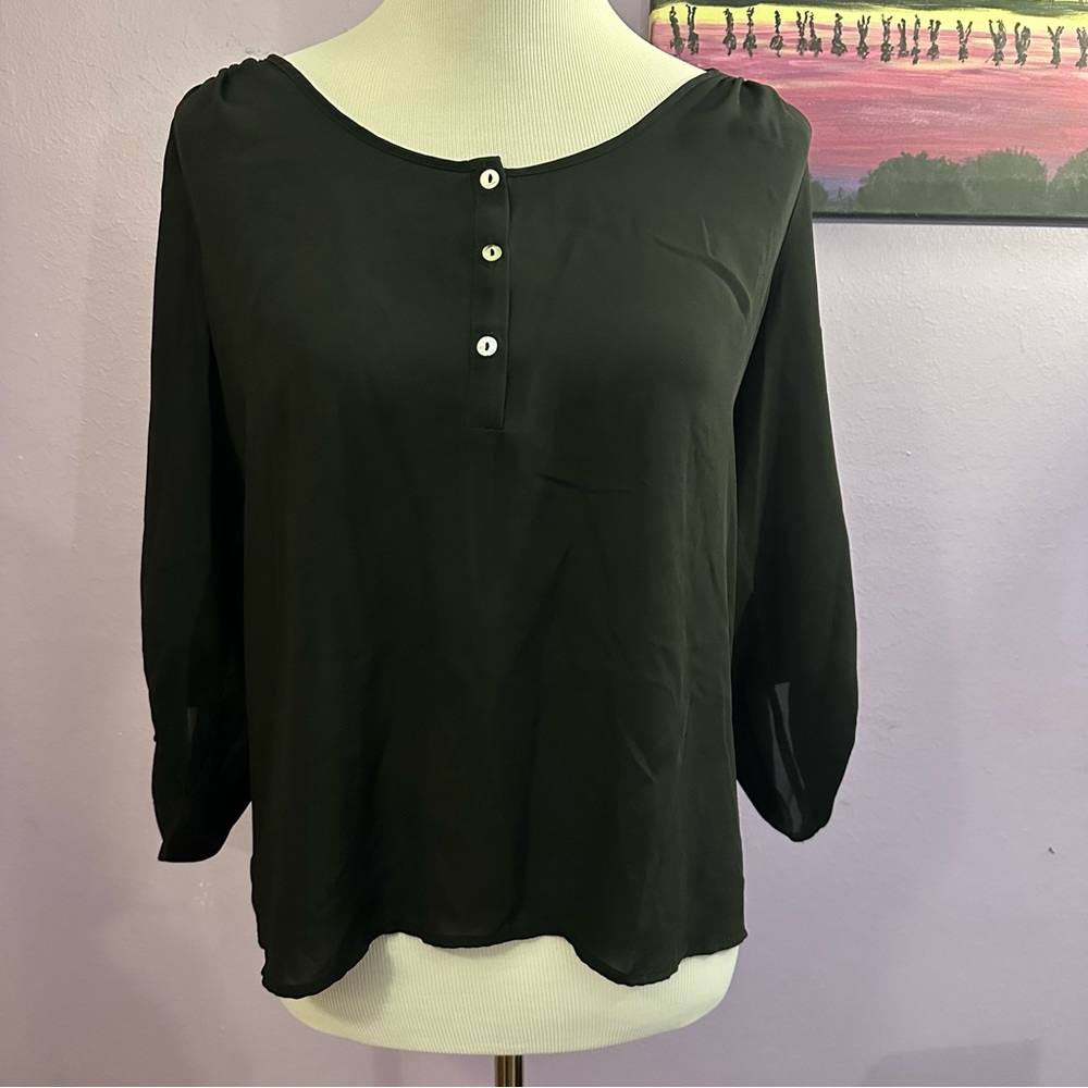 CY USA black blouse